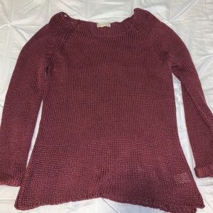 Maroon/Purple knit Altar’d State sweater